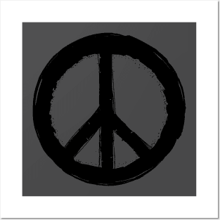 Vintage Peace Sign in tie dye or solids Posters and Art